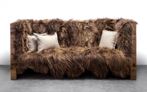 «Варварский» диван Long Wool