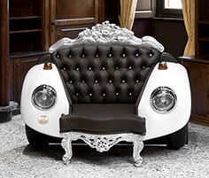 Glamour Beetle Armchair: «жук» в необычной ипостаси