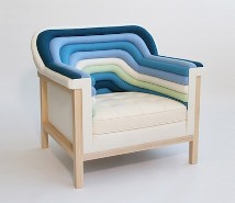Кресло Cool: бело-синее удовольствие