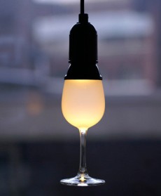 Лампы – винные бокалы