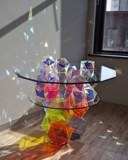 Украшение интерьера – Sparkle Geometric Table