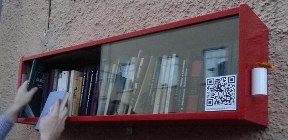 Разноцветные книжные полки развесили в Калининграде