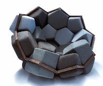 Quartz Armchair: мягкий «кристалл»