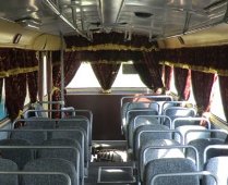 В крымском троллейбусе установили барную стойку