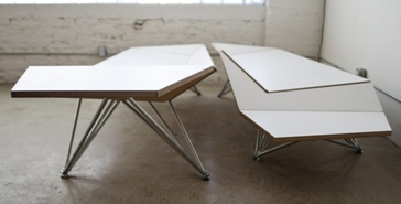 Origami Bench: ломаные линии